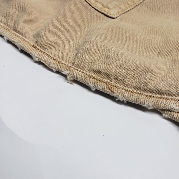 Sandrine Rose Women's Tan Denim Empire Jacket size M - Picture 8 of 14